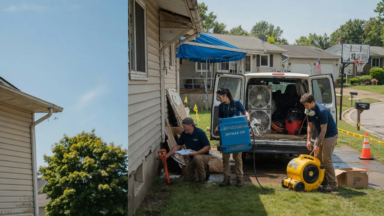 Ceiling Leak Cleanup in Monroe, OH near me