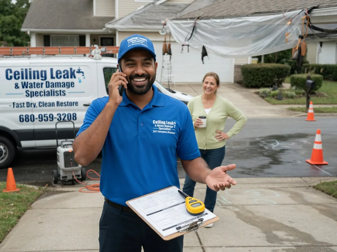 Ceiling Leak Cleanup Monroe, OH FAQs